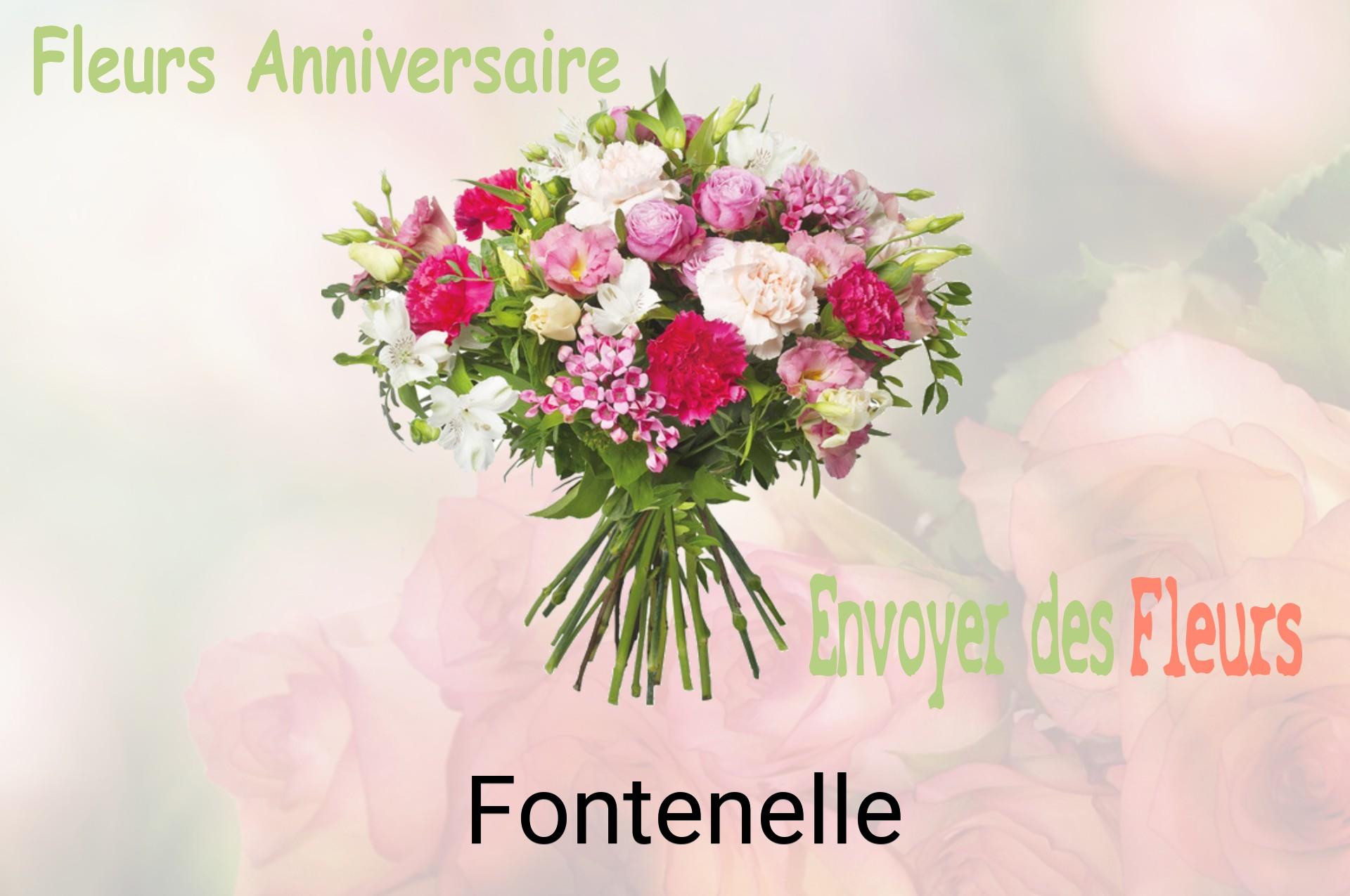 Bouquet de fleurs d’anniversaire livré à Fontenelle