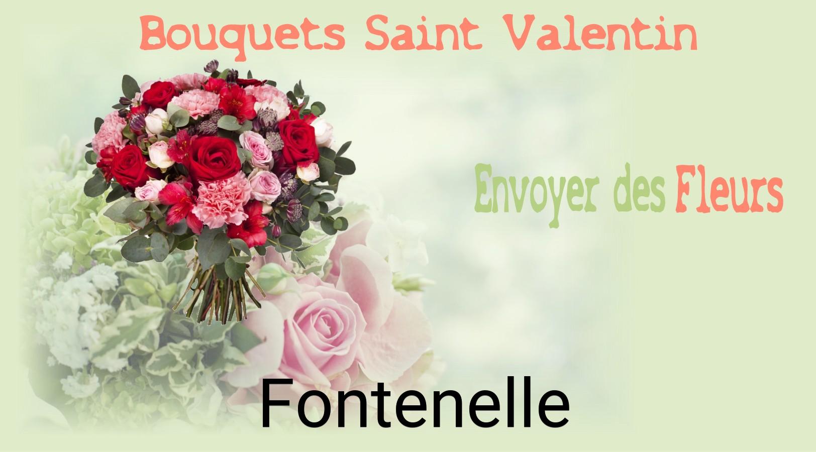 Roses de Saint-Valentin livrées à Fontenelle